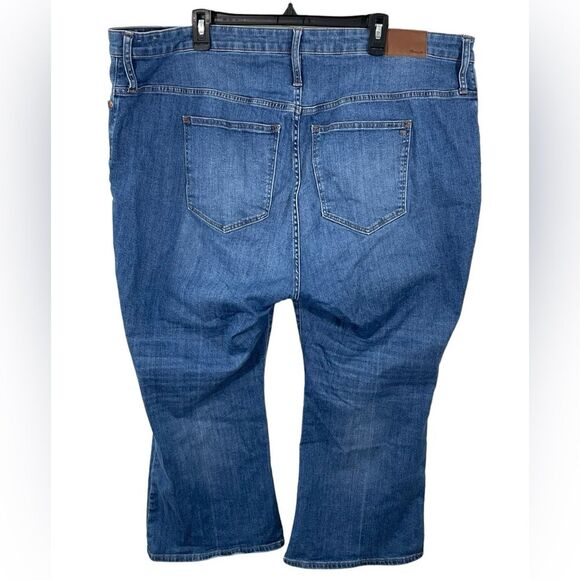 Madewell Plus Size 37 Petite Curvy Cali Demi-Boot‎ Jeans Tierney Wash 37P Denim - Picture 3 of 8